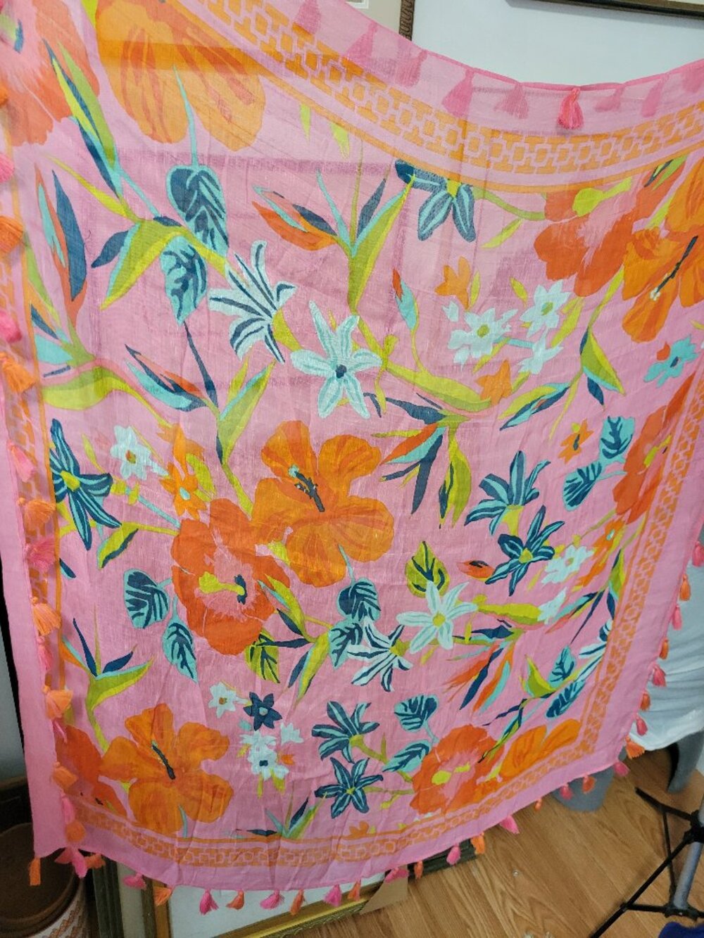Spartina 449 Summer tassel Sarong or Scarf